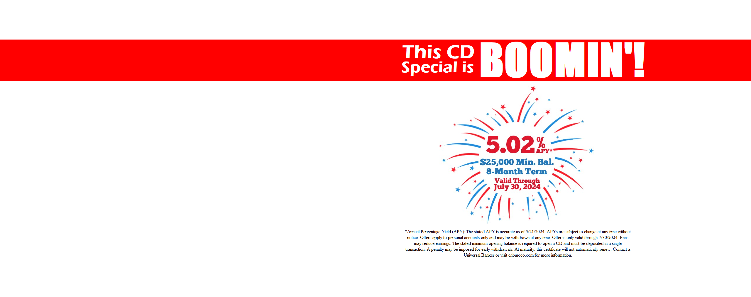 CD Special with Fireworks